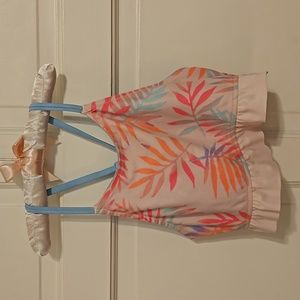 Justice Girls 2-Piece Reversible Bathing Suit, Size 12